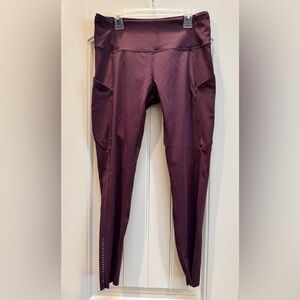 Lululemon Fast & Free Crop II (Nulux 19"") in Dark Adobe